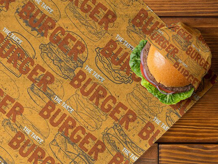 Restaurant Burger Paper